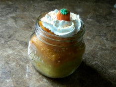 Halloween Candy Corn Jar Cupcakes Recipe