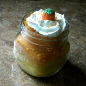 Halloween Candy Corn Jar Cupcakes Recipe