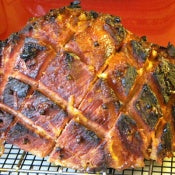 Fancy Clove Studded Easter Ham