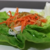 Lettuce Wraps With Curried Peanut Sauce