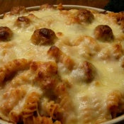 Rotini Meatball Bake Recipe