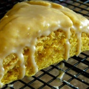 Pumpkin Scones with Browned Butter Glaze Recipe