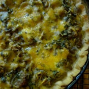 Sausage Cheddar Quiche Recipe