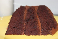 Dutch Cocoa Mocha Cake With Chocolate-Almond Frosting