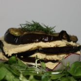 Eggplant Hummus Sandwich Recipe