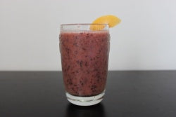 Vanilla Blueberry-Peach Smoothie