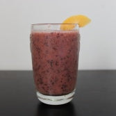 Vanilla Blueberry-Peach Smoothie