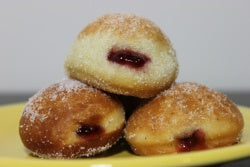 Israeli Hanukkah Jelly Doughnuts