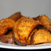 Thyme Roasted Sweet Potato Wedges Recipe