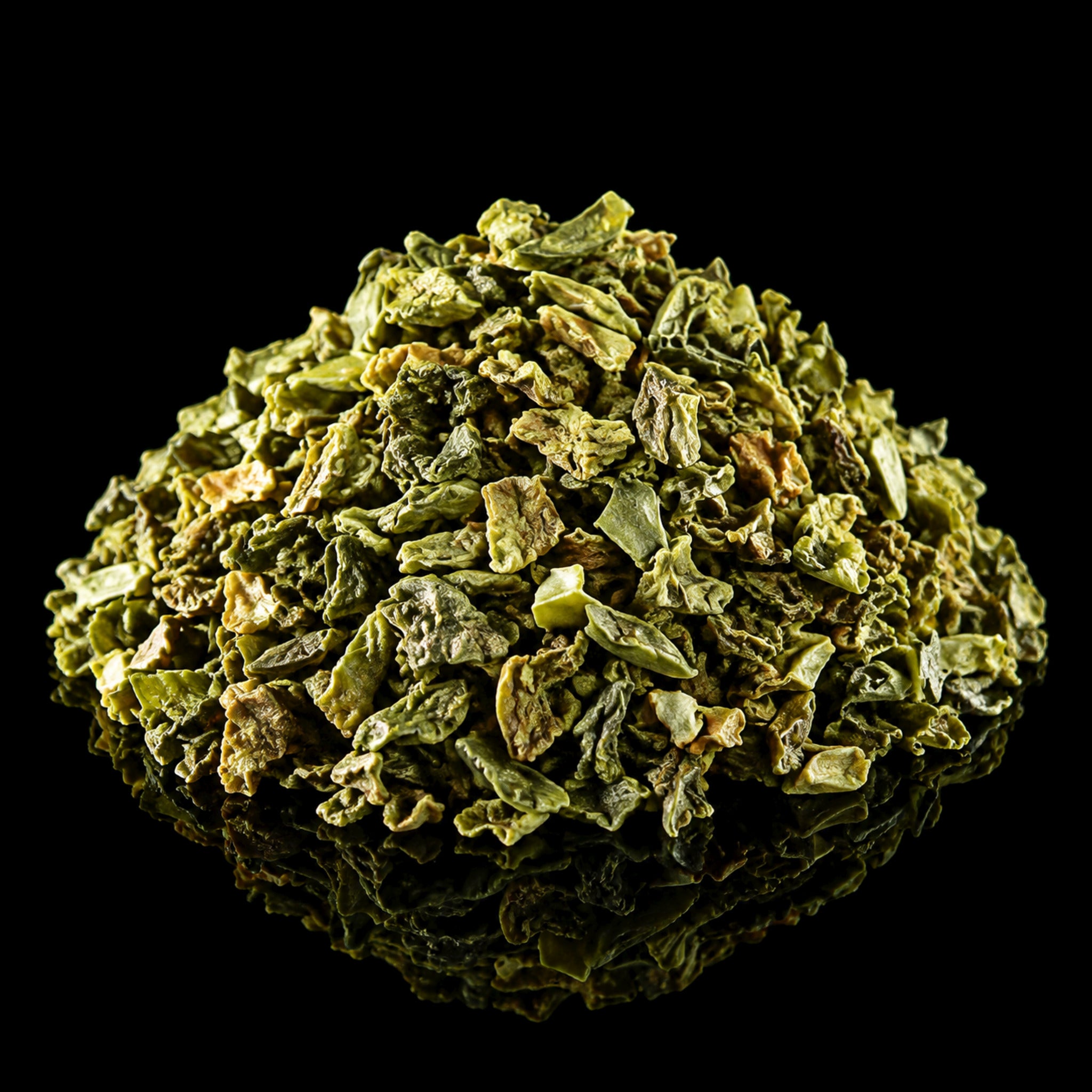 Green Bell Peppers Dried