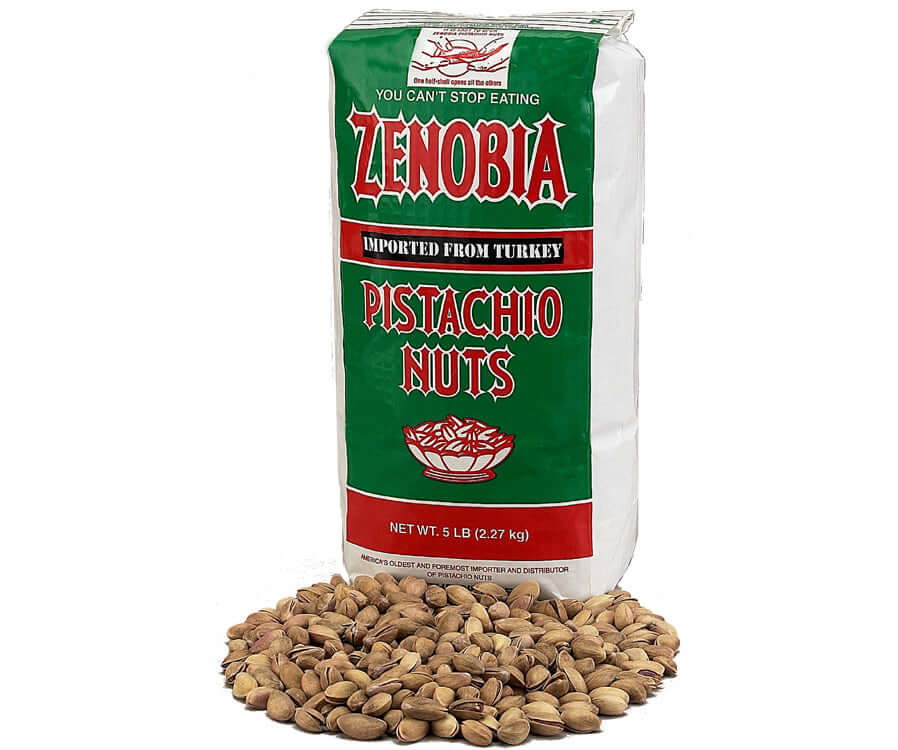 Zenobia Turkish Pistachios 5 Pound Bags